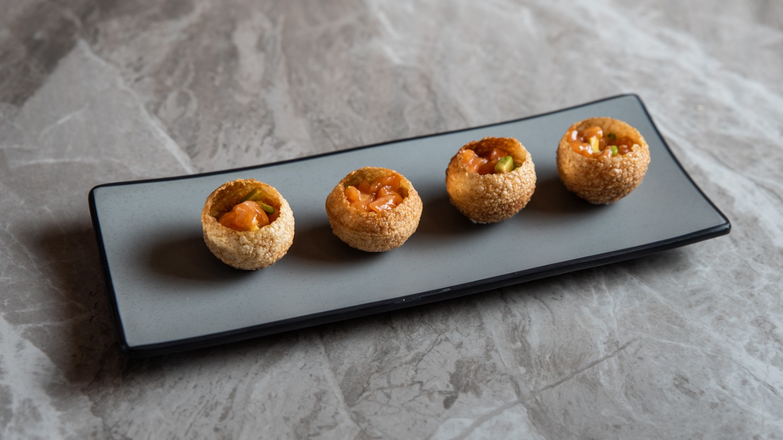 Pani puri saumon