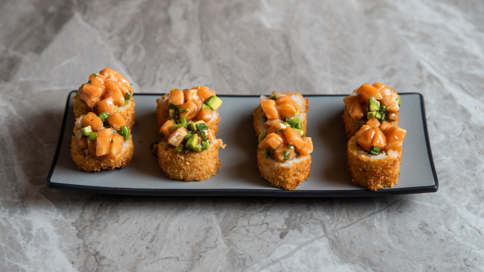 Roll frit tartare